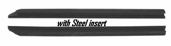 Quarter Vertical Seals: 66-67 Chevelle Coupe & Conv - With steel inserts