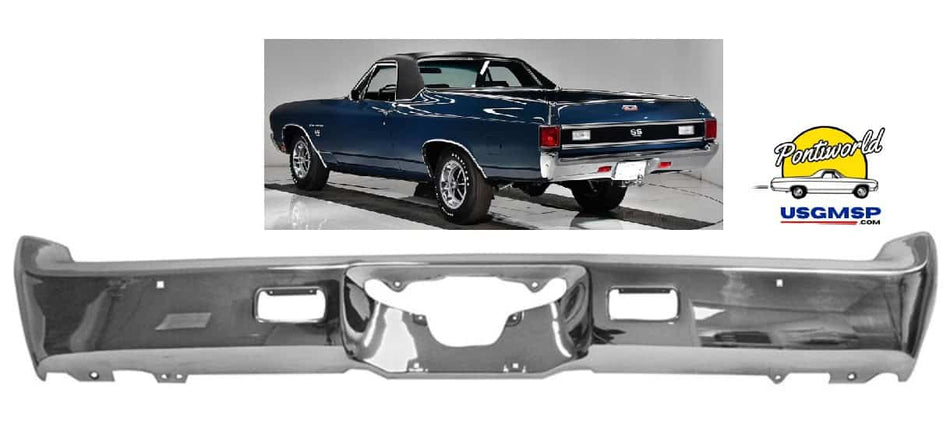 Bumper: 1968-72 El Camino - REAR