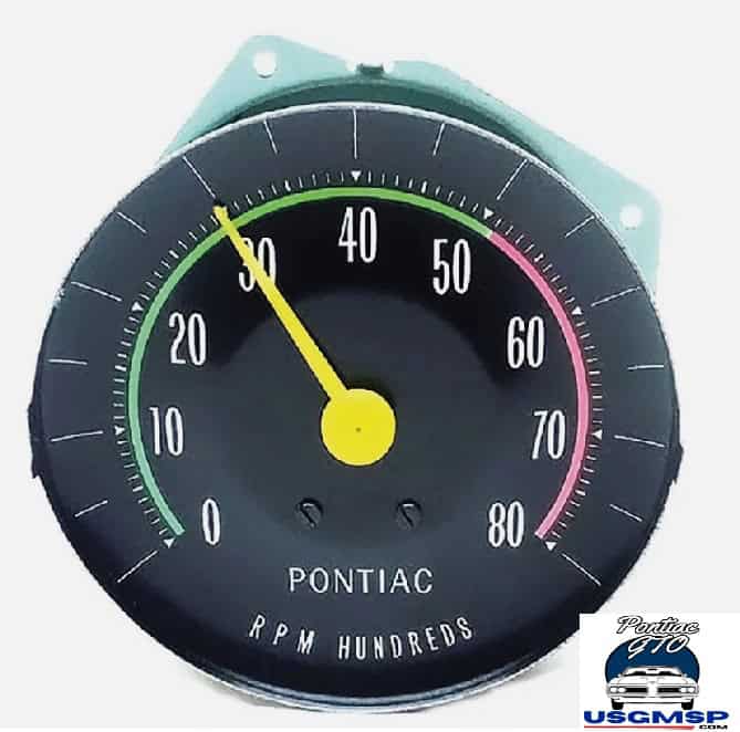 Tacho: Pontiac GTO Dash - 1964-65 (may fit some LeMans or Tempest also.)