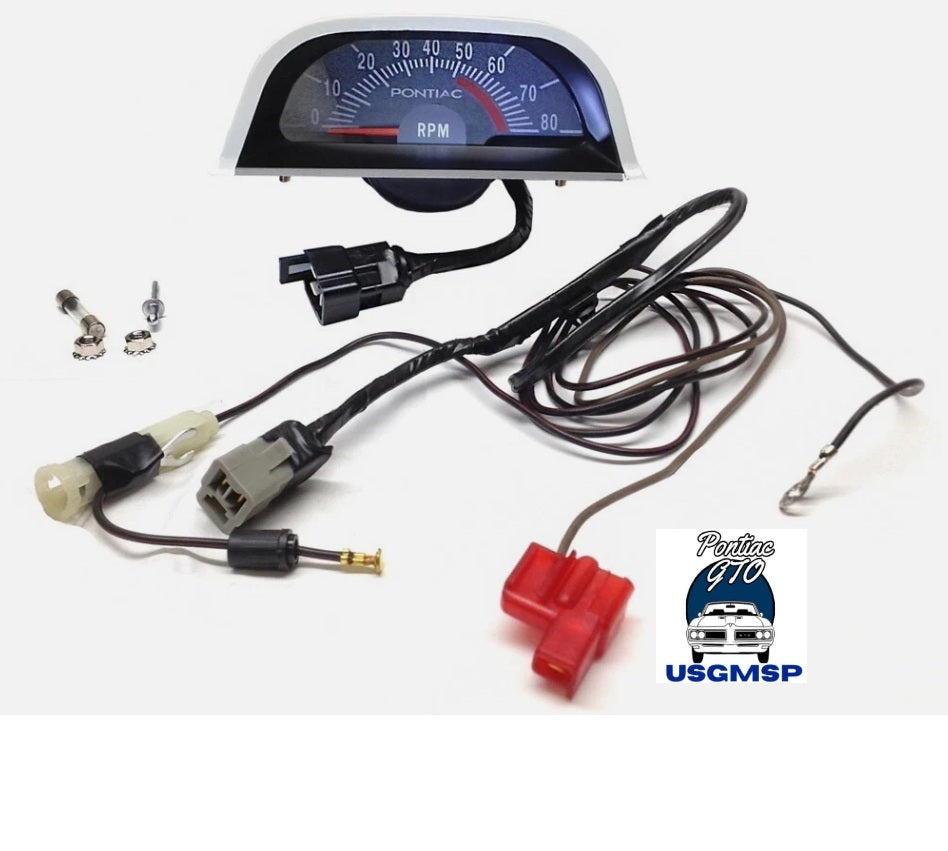 Tacho: Pontiac GTO Hood -  1968