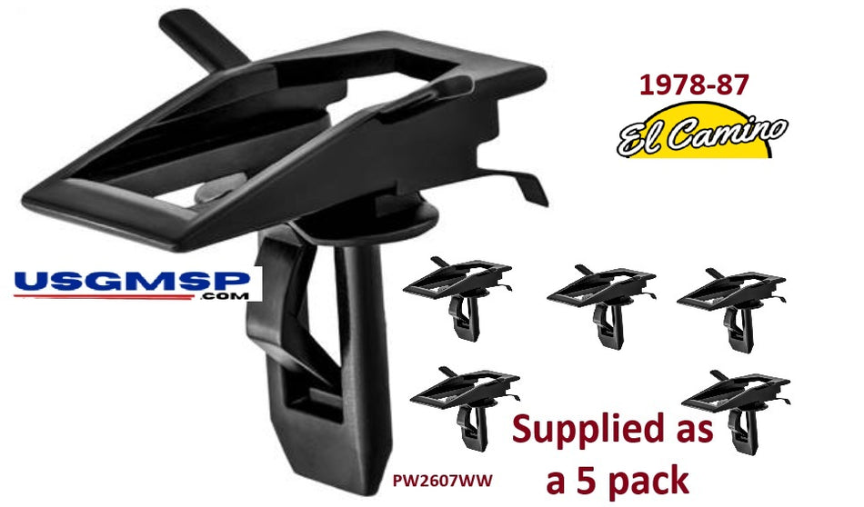 Clip Headliner FRONT: 1978 - 87 Chevy El Camino / GMC - 5 pack