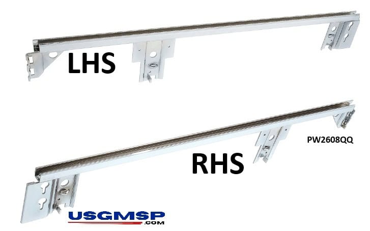 Window Support Channel: 59-60 Chev/Pont/Caddy 2 door - Lower LH or RH