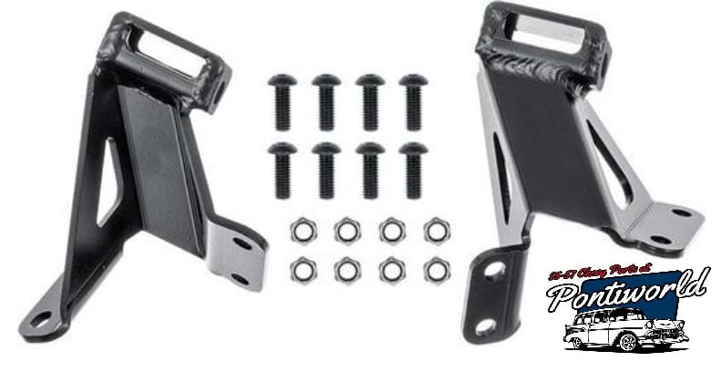 55-57 Chev Engine V8 Side Mounts - 3/4" - 19mm MOVE FORWARD SET