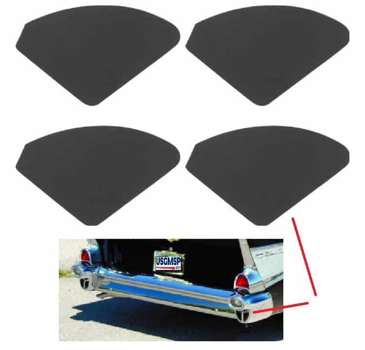 57 Chev bumper REAR insert decal set