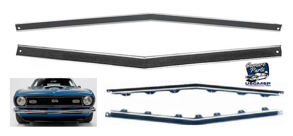 Grill Molds - 68 Camaro standard & SS NON Hideway Headlamp version - Supplied UPPER OR LOWER (each)
