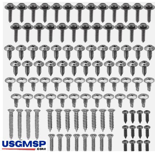 Screw Kit Corvette 1968-82 INTERIOR 111 pce