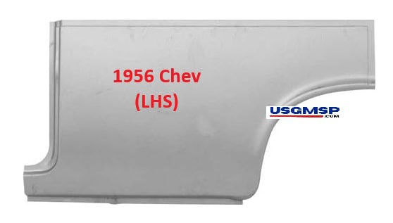 Panel Patch 56 Chev Qtr Forward Lower 2 dr - Choose Side