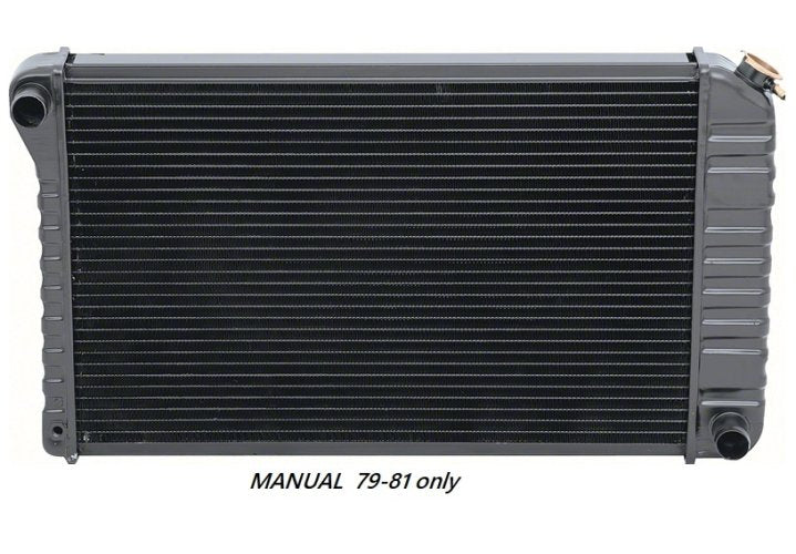 Radiator: 79-81 Firebird TA - MANUAL - 3 core