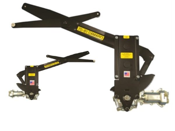 Electric Window Conversion Kit: 70-81 Camaro Firebird -  w/ E-cranks
