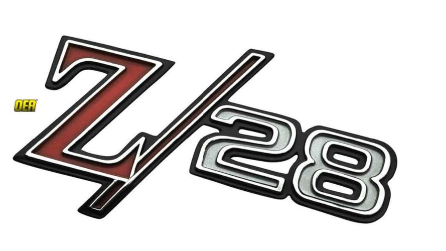 1968 Camaro "Z/28" Front Guard Emblem
