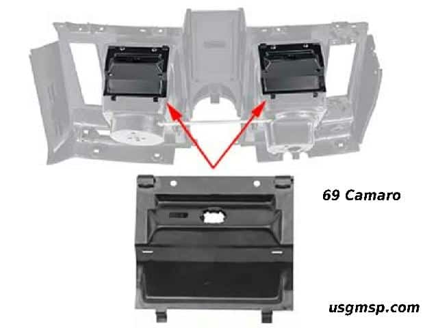 69 Camaro Dash Lamp SOCKET PLATE (1)
