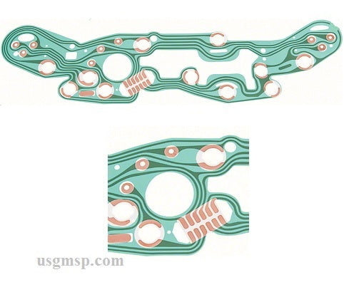 Printed Circuit: 70-80 Camaro dash w/gauges