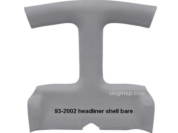 Headliner: 1993-02 Firebird Camaro TA w/ T-tops - bare ABS