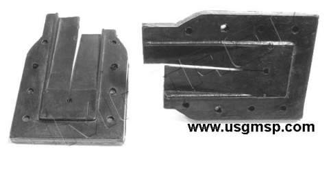Lock Pillar Filler: 66-67 Coupe GTO, Chevelle, Cutlass