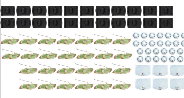 64 Chevy Impala SS SIDE MOLDING CLIP KIT - 2 door coupe kit