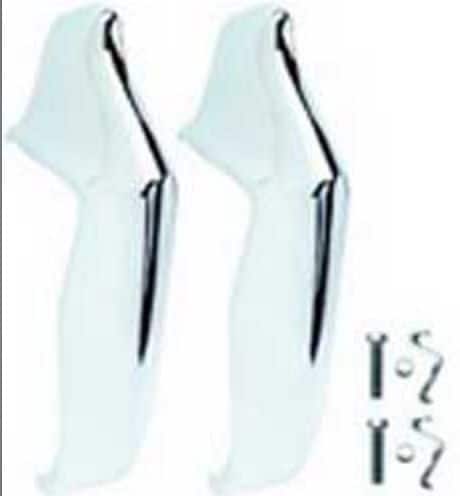 1963 Chev bumper Over Rider Set - REAR