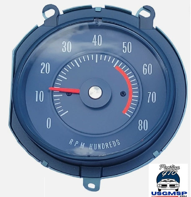 Tacho: Pontiac GTO Dash - 1968  (may fit some LeMans or Tempest also.)