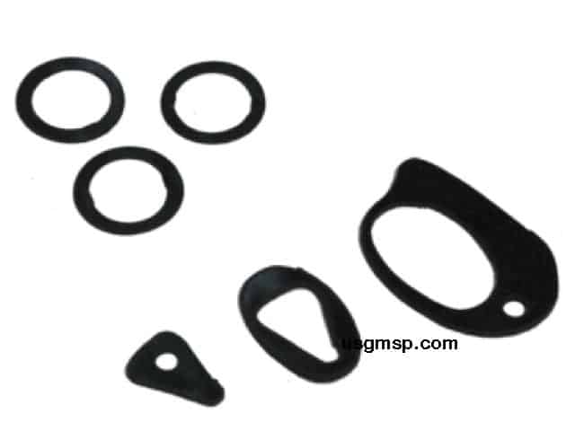Door Handle & Lock gasket SET:  55-57 Chev full size