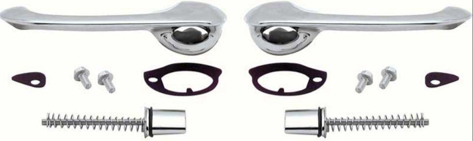 Door Handle Kit: 65-68 "B" Full Size sedan FRONT Set