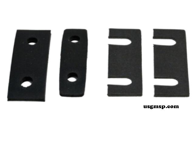 55-57 Chev car RADIATOR core support Saddle & Shim Set