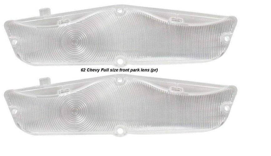 62 Chev Belair / Impala FRONT Park Lenses (pr)