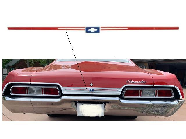 67 Chev REAR emblem INSERT