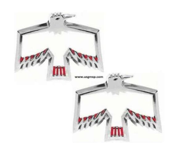 69 Firebird Rear Marker lamp Bezels (pair)