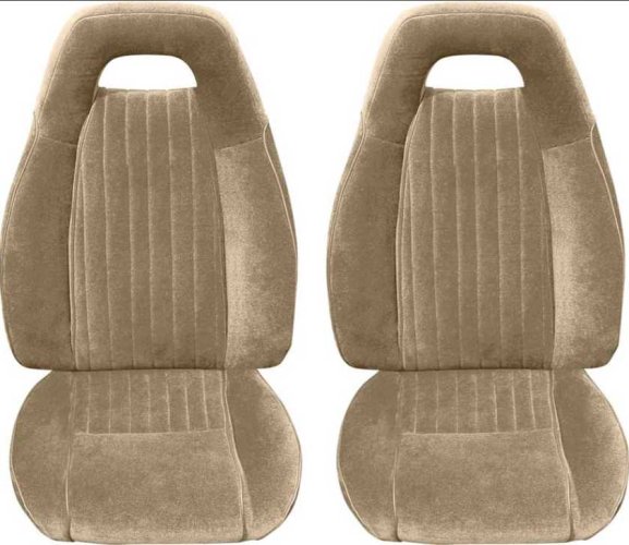 Seat Trim: 82 TA PMD Encore Toast (tan)