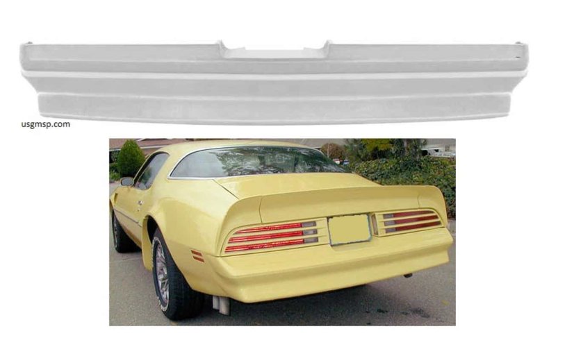 Bumper: Firebird Rear 1976-78 (Fibreglass) – Pontiworld