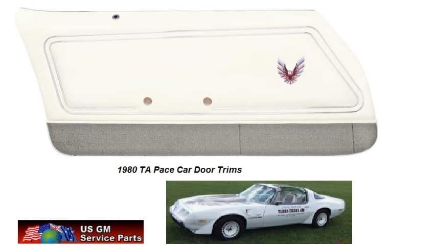 Door Trims: 1980 Trans Am PACE CAR - Enquire FIRST