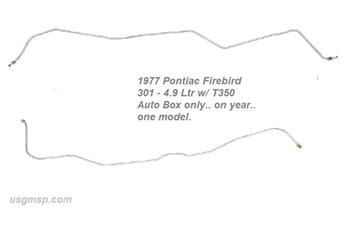 Transmission Line Set: 77 Firebird w/ 301