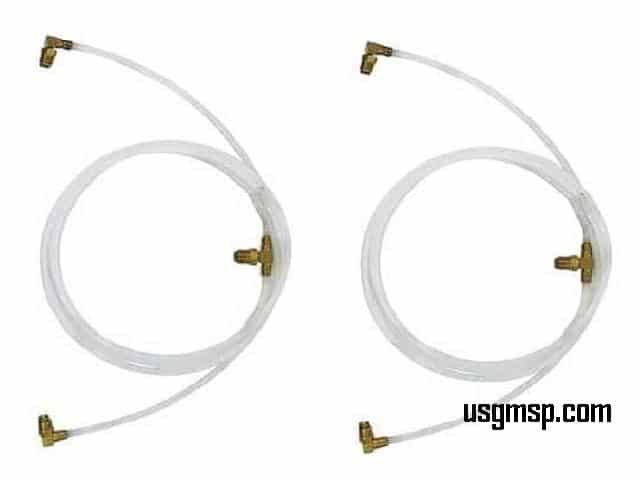 Convertible top Pump Hydraulic Hose Set: 62-70 Full size