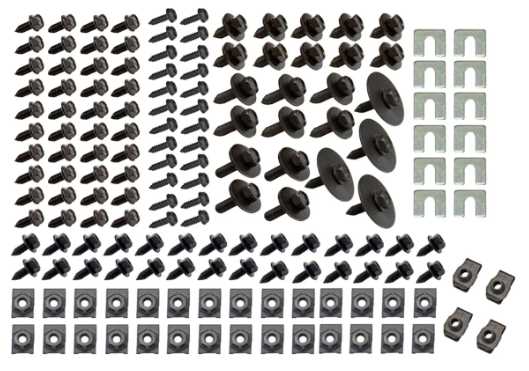 Bolt Kit: 1964-81 GM (All Models) Front Fender End - Common to all GM, AF - 158pc