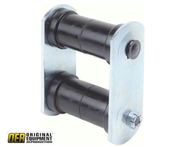 Leaf Spring Shackle Bushing Kit: w/ hardware 67-69F