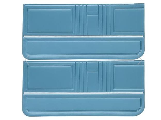 A: Door Trims: 1967 STANDARD Camaro Firebird - Assembled pair