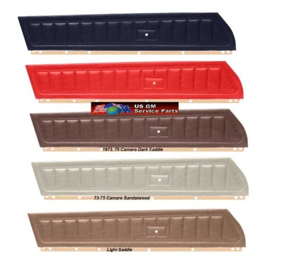 Door Trims: Camaro 73-75 (pr)