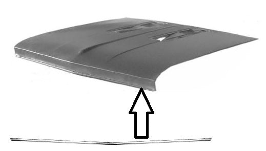 Hood Molding: 1966 Chevelle / El Camino