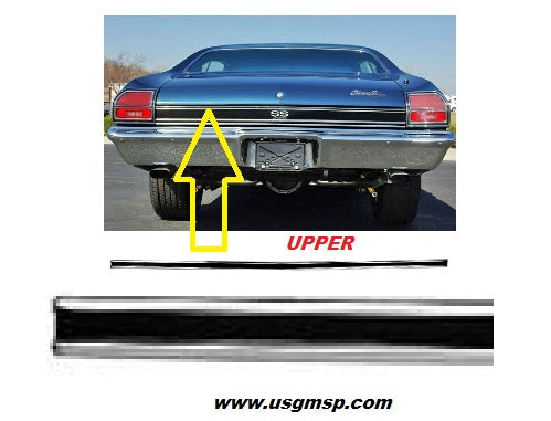 Mold: 69 Chevelle Boot Lid UPPER