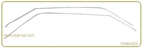 66-67 Nova Coupe: Gutter Mold set