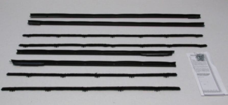 Window Felt Kit: 62-65 Nova / Chevy II 2 door Coupe
