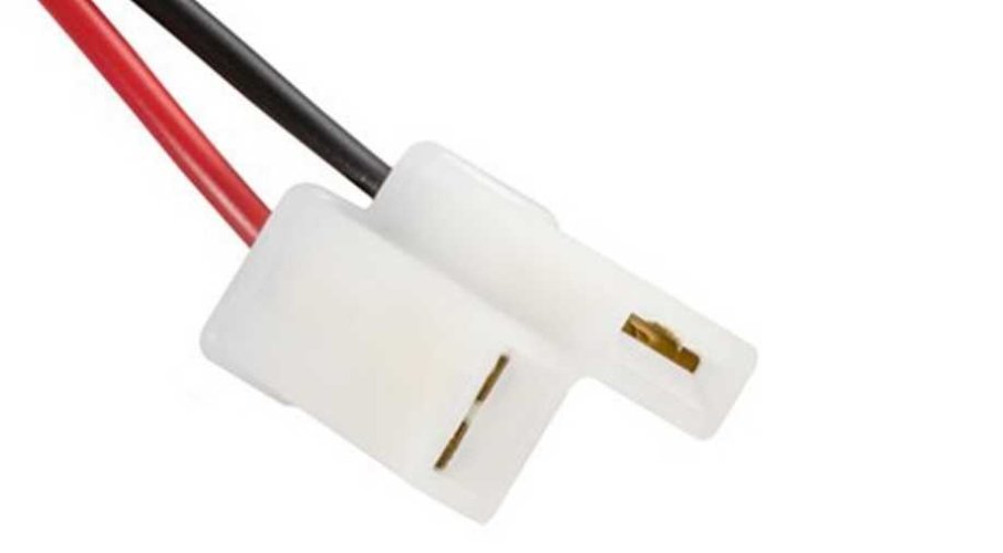 Connector: 90 degee 2 spade wire
