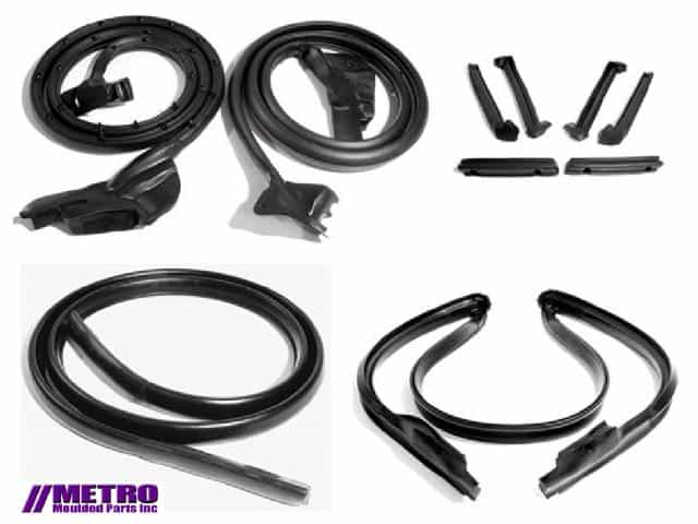 Weatherseal Kit: Corvette 90-96 Convert.