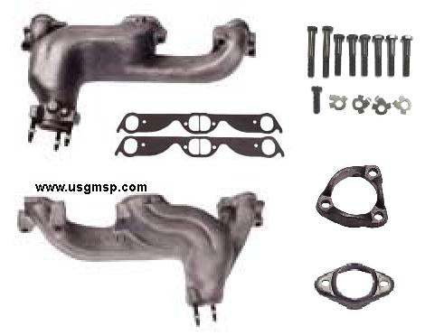 Exhaust: Ram Air III "D Port" manifolds 68-72 GTO/LeMans