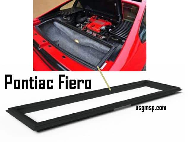 Fiero Engine Trunk opening weather seal - 1984-88 - USA Made