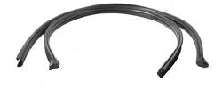 Vent Window Glass Run SealChannel Seal: 66-67 GTO /Chevell (pr)