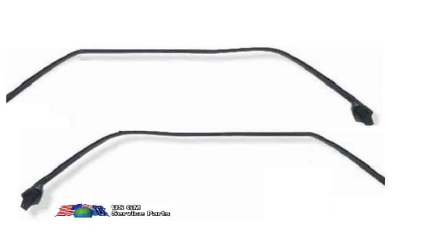 65-66 Full Size Pillarless 4 DOOR SEDAN Roof Rail Seals (pr)