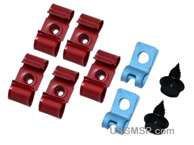 Fuel Line clip kit: 67-8 Camaro Firebird w/0 Rtn