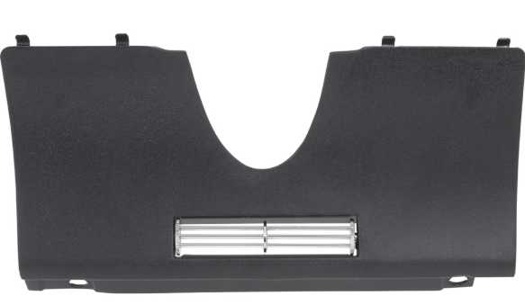Dash Lower Steering Column COVER: 70-81 Firebird TA with factory Air Conditioning