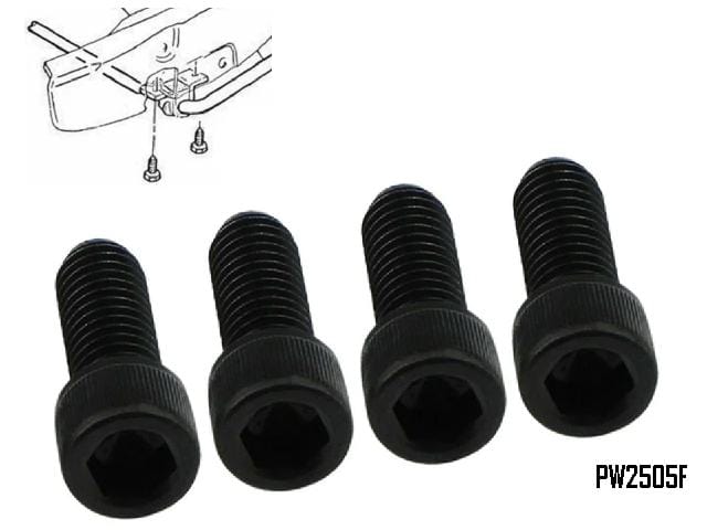 Sway bar bracket FRONT bolt set: 70-81 Camaro Firebird ++ (4)