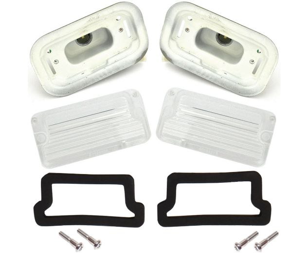 67 GTO Reverse lamp HOUSING, Lens, gasket +  KIT - BOTH SIDES